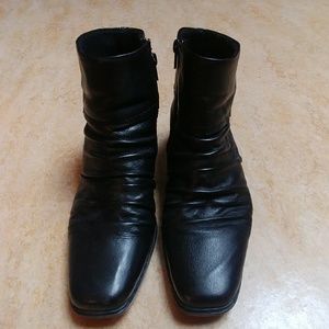 Women's Leather Boots Short Booties
